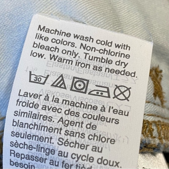 Madewell Roadtripper High Rise Raw Hem Jean Shorts, Medium Wash, Size 27 - Picture 8 of 10